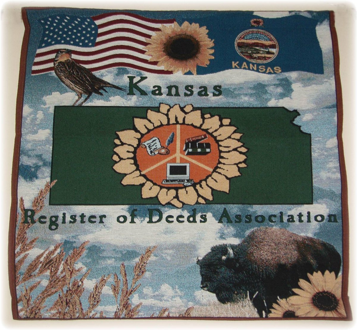 Kansas Rgister of Deeds Association Wall Hanging